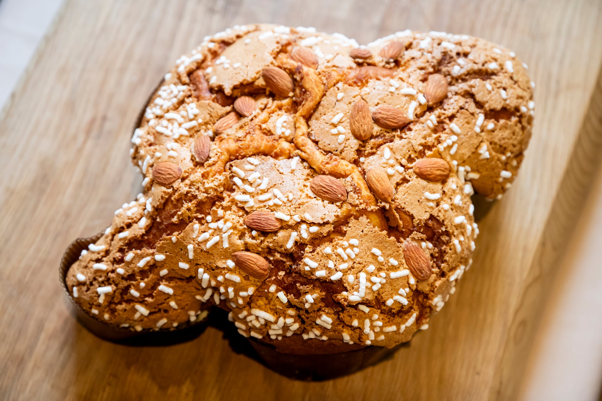 Colomba alle albicocche arrosto